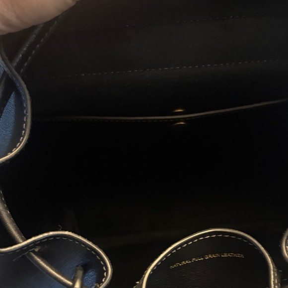 Coach Black Leather Backpack with Front Pockets - Picture 3 of 3